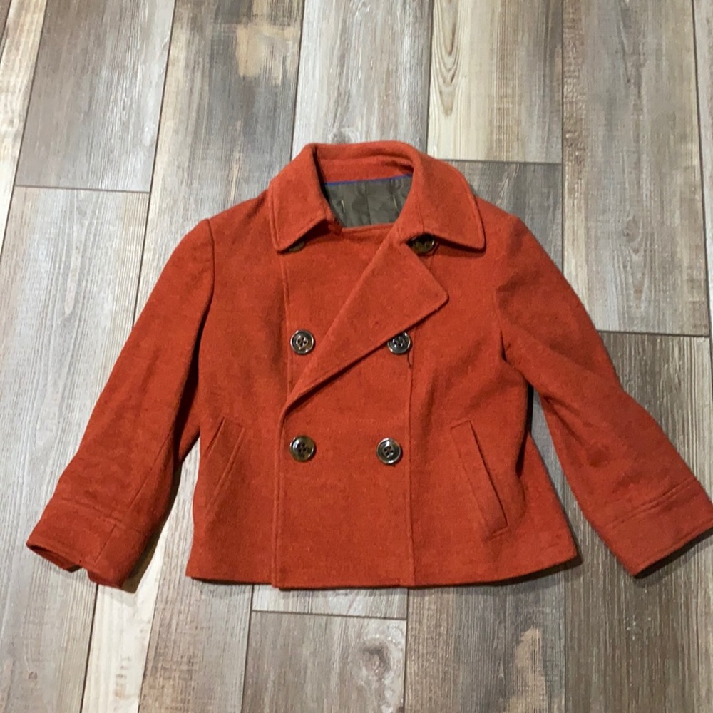 Cashmere wool pea coat